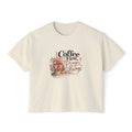 Coffee First, Prayers Always Boxy Tee