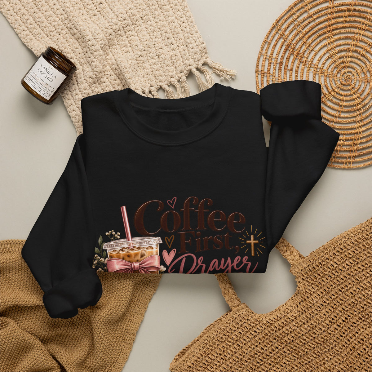 Coffee First, Prayers Always Sweatshirt