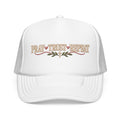 Pray Trust Repeat Trucker Hat – Christian Faith Foam Cap