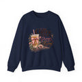 Crewneck Sweatshirt — "Coffee First, Prayers Always" Floral Faith Design